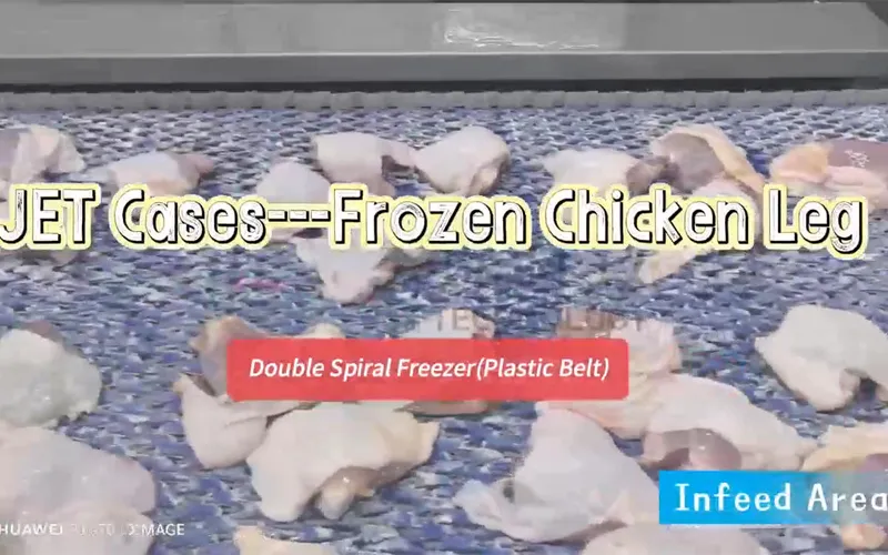 IQF Frozen Chicken Legs: How Our Double Spiral Freezer Delivers Consistent Quality