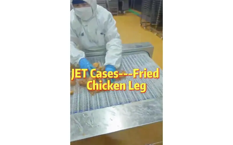Juicy deep-fried chicken legs with crispy natural skin, perfect IQF freezing every batch