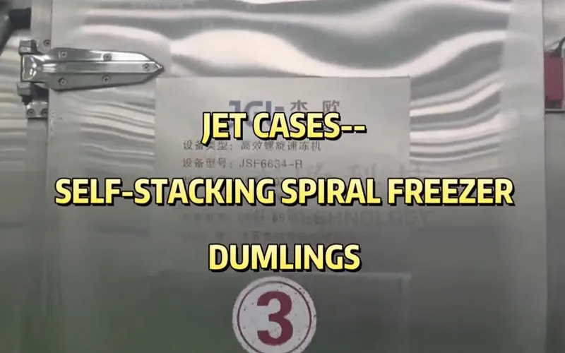 JET CASES--SELF-STACKING SPIRAL FREEZER DUMLINGS